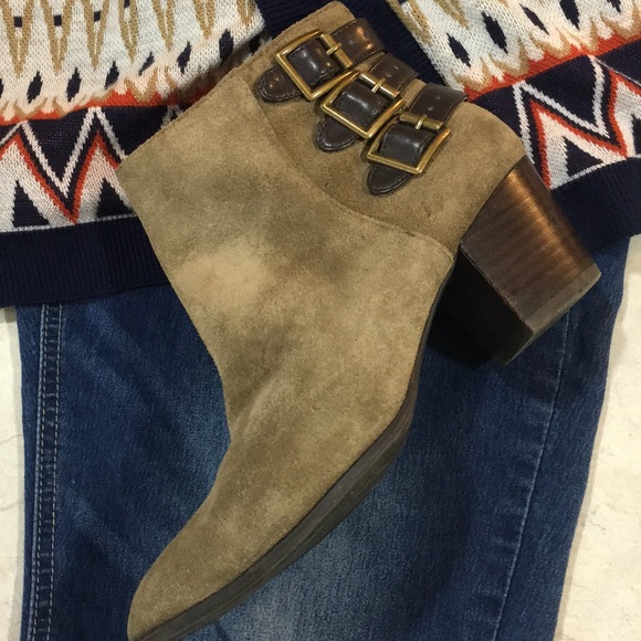 Adorable Brown Suede Booties! - Picture 2 of 6